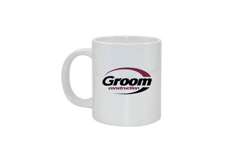 Groom Construction Ceramic Mug - White - 5KounT