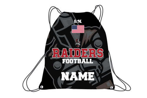 Cliffside Park Raiders Football Sublimated Drawstring Bag
