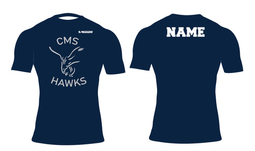 CMS Hawks Wrestling Sublimated Compression Shirt - 5KounT