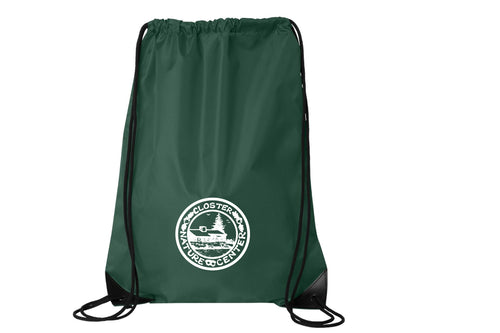 CNC Drawstring Backpack- Forest Green