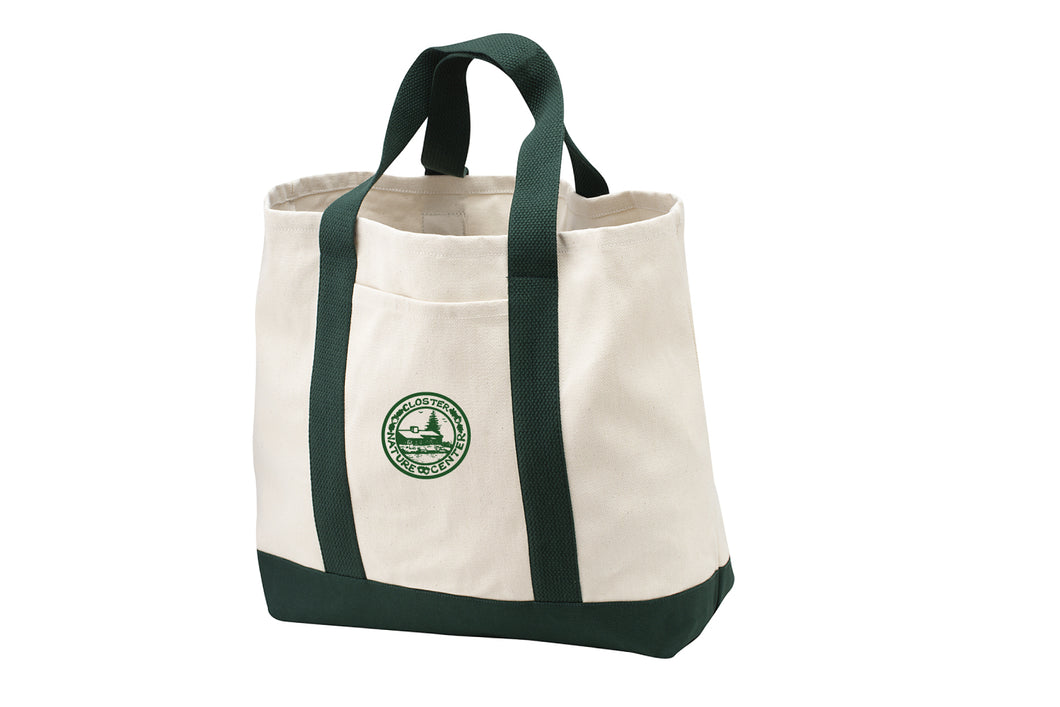 CNC Shopping Tote Bag - Natural/ Spruce