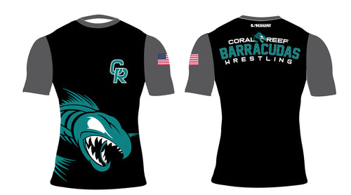 Coral Reef Wrestling Sublimated Compression Shirt - 5KounT2018