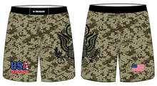 USA Wrestling Army Sublimated Fight Shorts - 5KounT2018