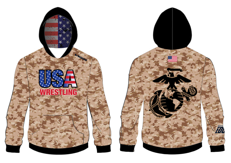 USA Wrestling Marine Sublimated Hoodie