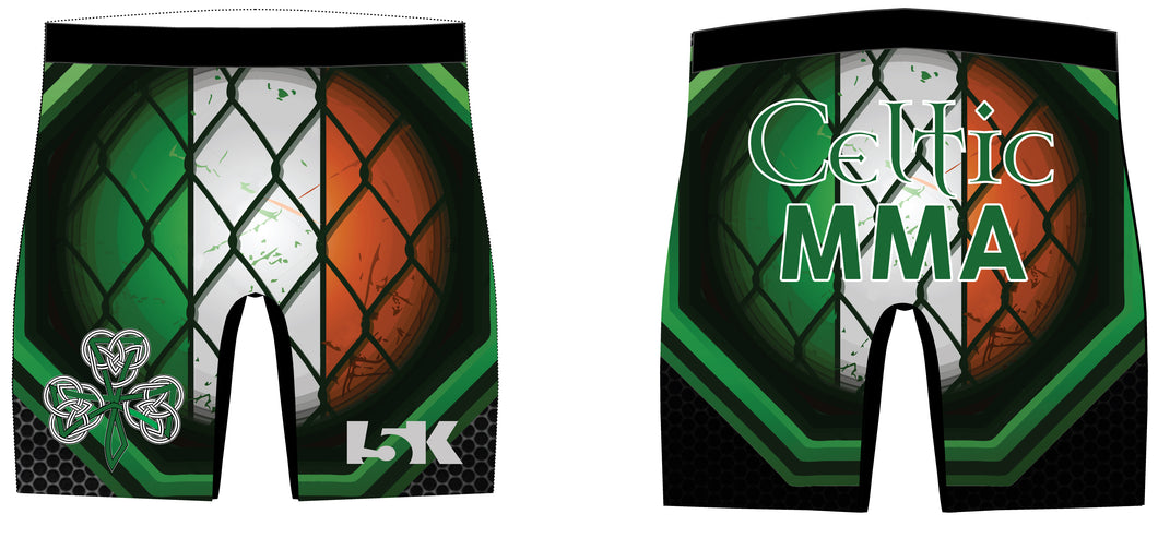 Celtic MMA Sublimated Compression Shorts - 5KounT