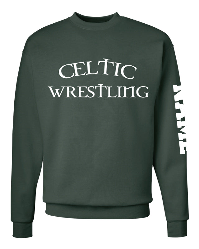 Celtic Wrestling Crewneck Sweatshirt - Forest - 5KounT