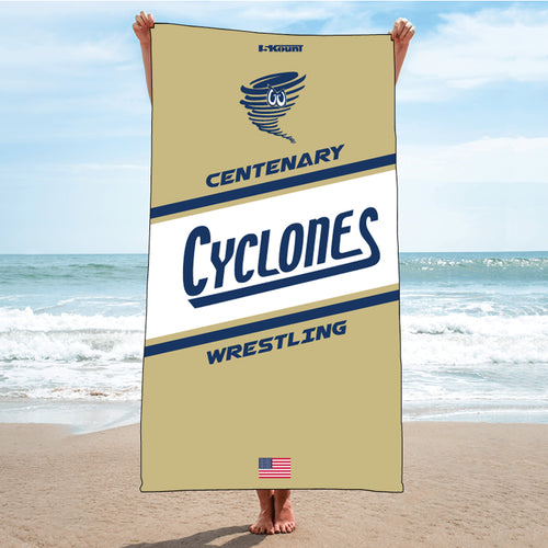 Centenary Wrestling Sublimated Beach Towel - 5KounT2018