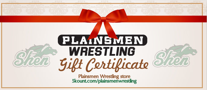 Plainsmen Wrestling Gift Certificate - 5KounT