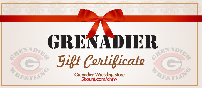 Colonial High School Wrestling Gift Certificate - 5KounT