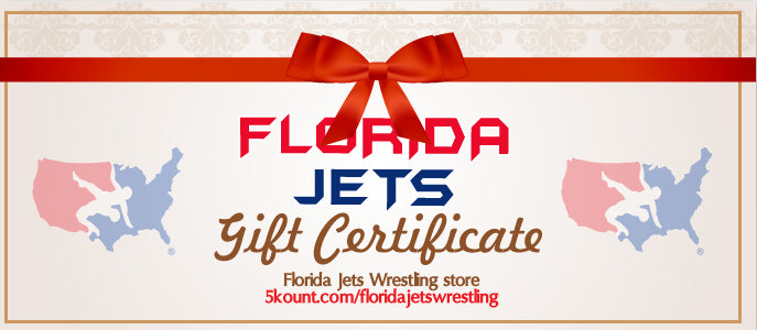 Florida Jets Wrestling Gift Certificate - 5KounT