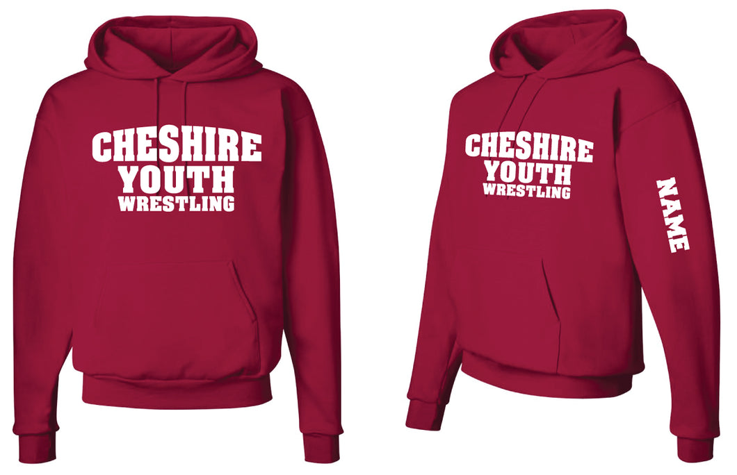 Cheshire Youth Cotton Hoodie - Red - 5KounT