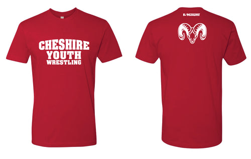 Cheshire Youth Cotton Crew Tee - Red - 5KounT