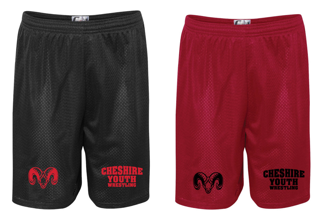 Cheshire Youth Tech Shorts - Red or Black - 5KounT