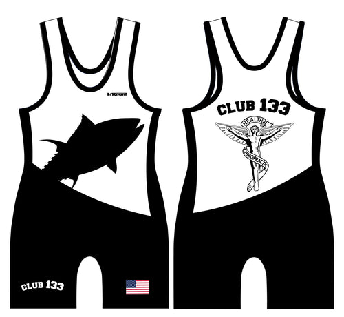 Club 133 Sublimated Men's Singlet - Black - 5KounT2018