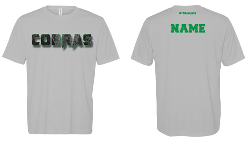 Colchester Cobras DryFit Performance Tee - Grey or White - 5KounT