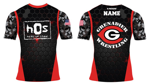 Colonial High School Wrestling Sublimated Compression Shirt - 5KounT