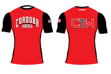 Cordoba Trained Sublimated Compression Shirt - Black/Red/Red and Black/Black And Gray - 5KounT