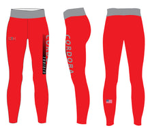 Cordoba Trained Sublimated Ladies Legging Red/Gray/Black - 5KounT