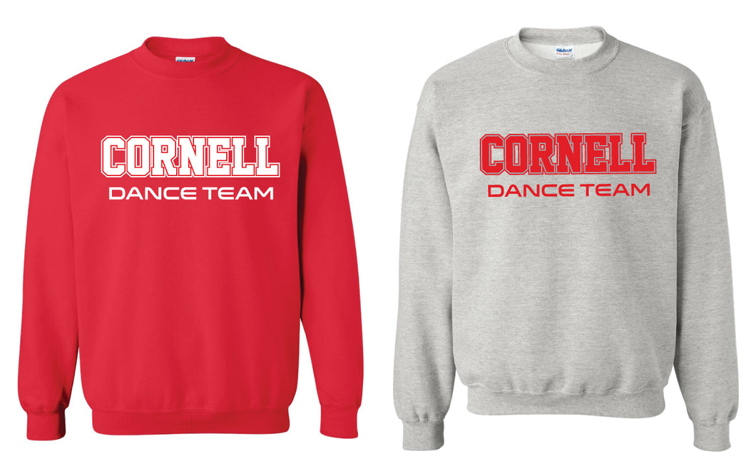 Cornell Dance Crewneck Sweatshirt - Red or Grey - 5KounT