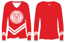 Cornell Dance Sublimated Long Sleeve Shirt - Red - 5KounT
