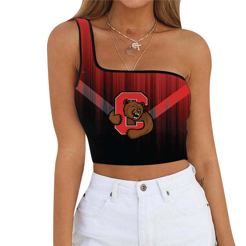 Crop top with online one strap