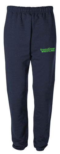 Steeplechase Wrestling Cotton Sweatpants w/pockets - Navy - 5KounT