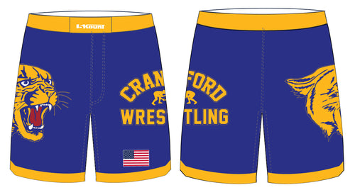Cranford Wrestling Sublimated Fight Shorts - 5KounT