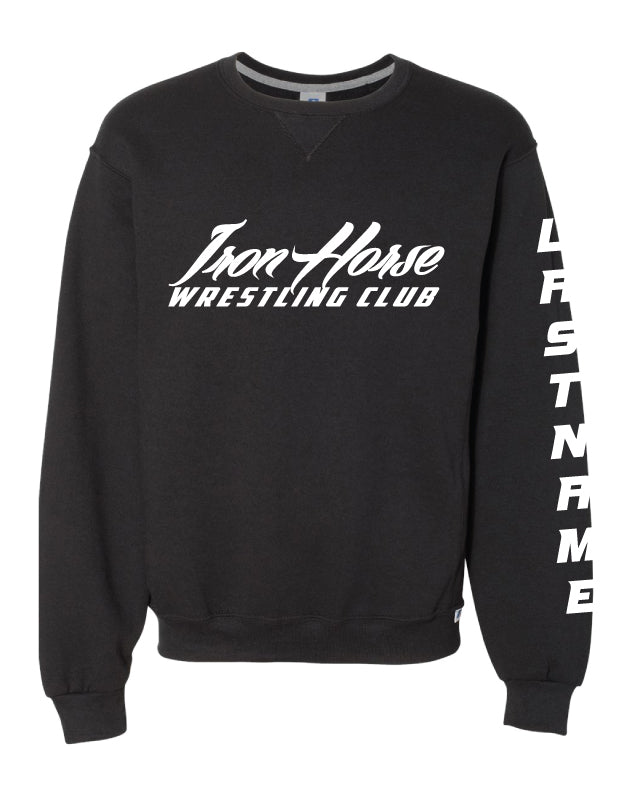 IWC Russell Athletic Cotton Crewneck Sweatshirt - Black - 5KounT