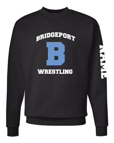 Bridgeport Wrestling Crewneck Sweatshirt - Black - 5KounT
