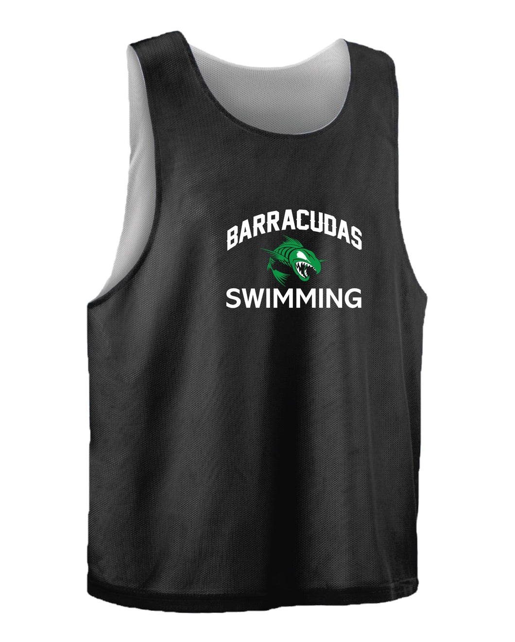 Currituck YMCA Barracudas Swimming Pinnie - Black - 5KounT2018