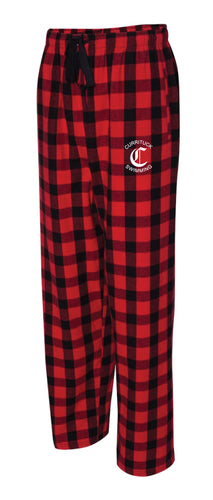 Currituck Swimming Flannel Pajama Pants -Red/Black - 5KounT2018
