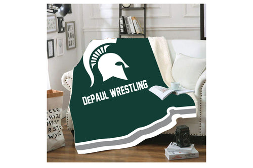 DePaul Wrestling Sublimated Blanket - 5KounT