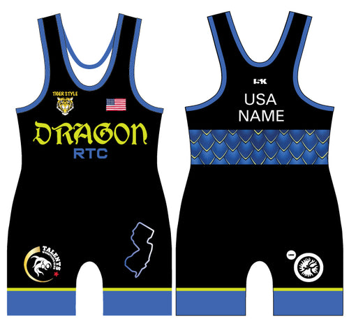 Dragon RTC Sublimated Men's Singlet -Blue/Red - 5KounT