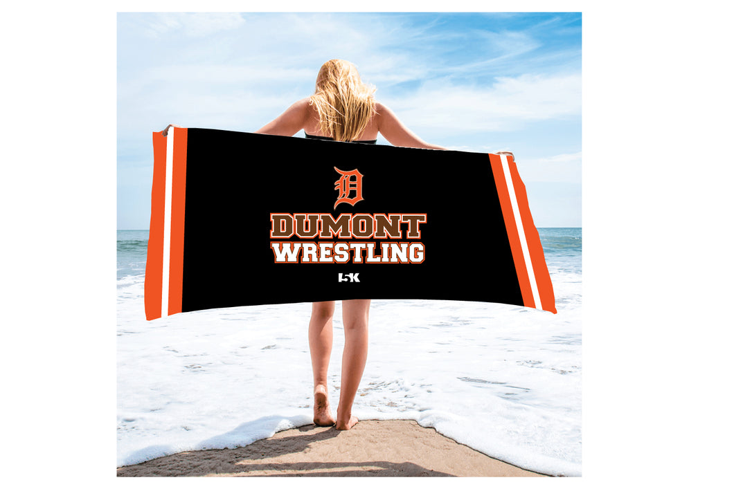 Dumont Wrestling Sublimated Beach Towel