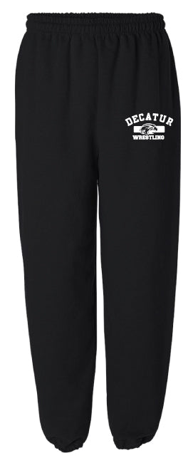 Decatur  Cotton Sweatpants - Black - 5KounT