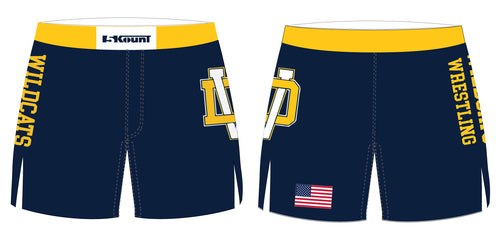 Del Val Wildcats Wrestling Sublimated Board Shorts - 5KounT
