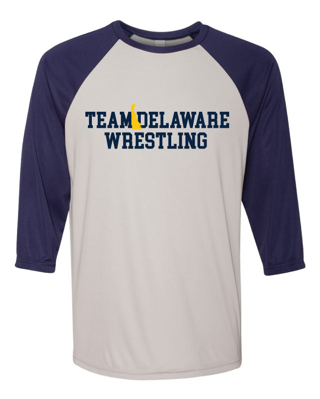 Delaware Baseball Shirt - Navy/Grey - 5KounT