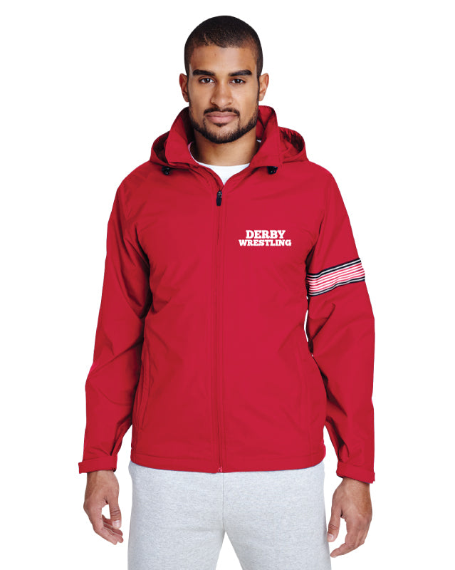 Derby HS All Season Hooded Jacket - Red - 5KounT