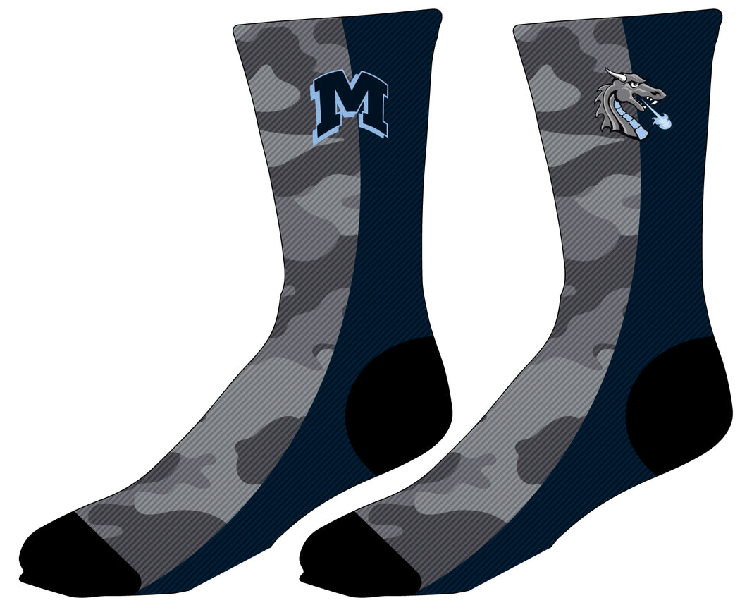 Middletown Dragons Sublimated Socks - 5KounT