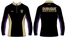 Dubuque Wrestling Sublimated Quarter Zip - Black - 5KounT
