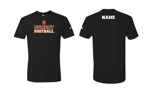 Dumont Youth Football Cotton Crew Tee - Black