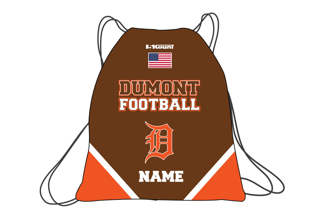 Dumont Youth Football Sublimated Drawstring Bag