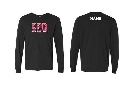 Emerson Park Ridge Wrestling Cotton Crew Long Sleeve Tee - Black