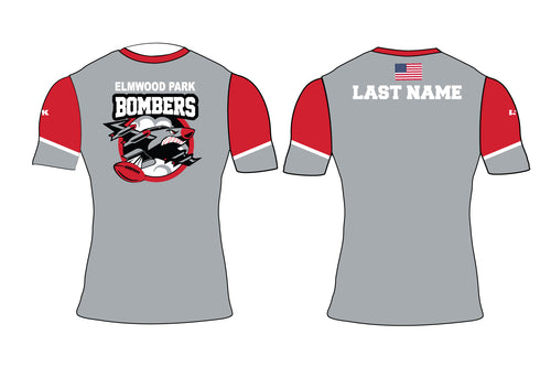 Elmwood Park Bombers Football Sublimated Compression Shirt