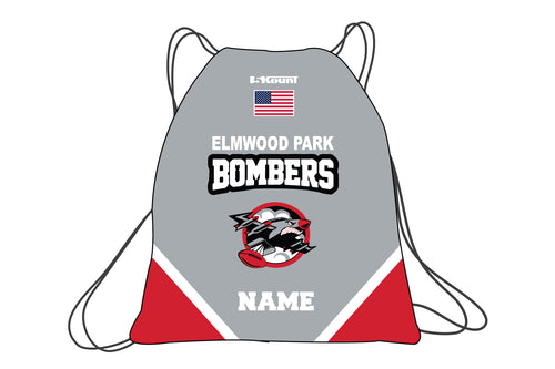 Elmwood Park Bombers Football Sublimated Drawstring Bag