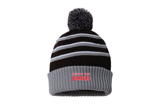 Elmwood Park Bombers Football Pom Beanie