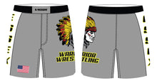 Essex Wrestling Sublimated Fight Shorts Grey, Black, Red - 5KounT