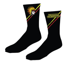 Essex Wrestling Sublimated Socks Black/Red - 5KounT