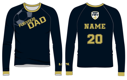 FURY Special Edition Sublimated DAD Shirt - Long Sleeve - 5KounT