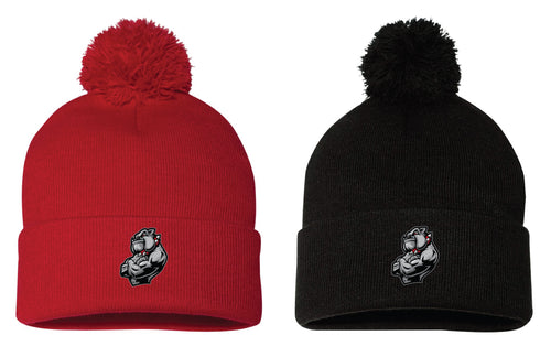 Fitchburg Youth Wrestling Pom Beanies - Red or Black - 5KounT